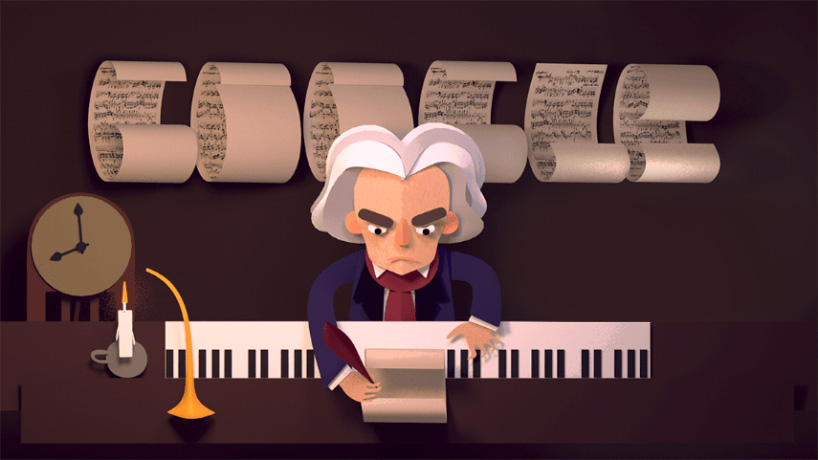 Beethoven, celebrat de GOOGLE pe 17 decembrie cu un joc muzical