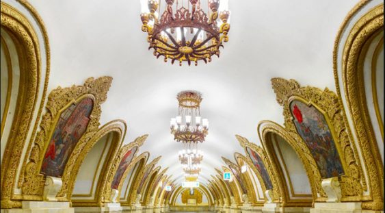 „Muzeul” de la metroul din Moscova