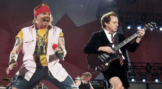 AC/DC a început turneul european cu Axl Rose