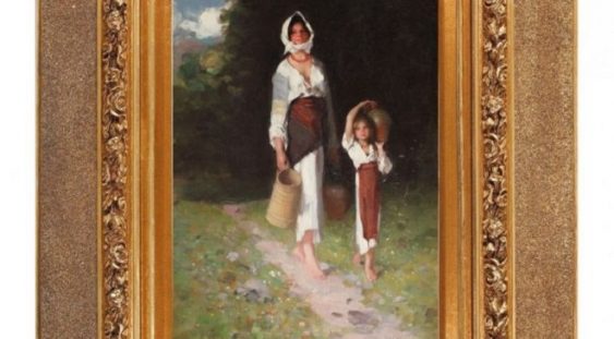 Cea mai importantă pictură de Grigorescu, licitată între 90.000 şi 160.000 de euro