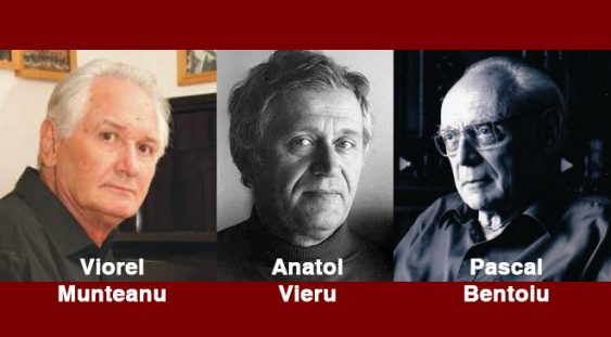 Mari compozitori români: Pascal Bentoiu, Anatol Vieru, Viorel Munteanu