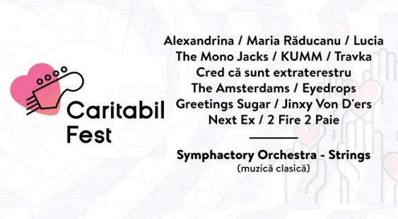 1 IUNIE: Caritabil Fest – Symphactory Orchestra, Alexandrina, Lucia şi mulţi alţii cântă pentru 3 copii care au câştigat lupta cu cancerul