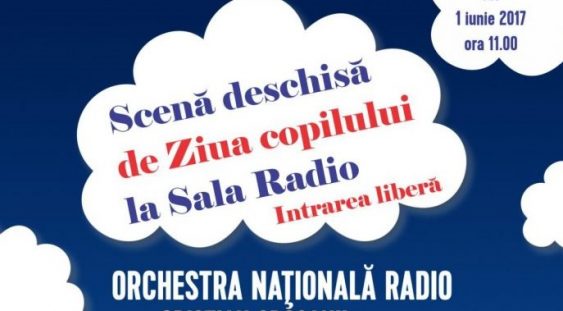 Scena deschisă de Ziua copilului la Sala Radio