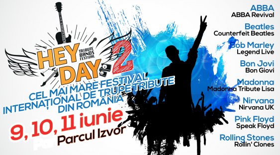 Trupe tribut din Europa, la Hey Day Festival