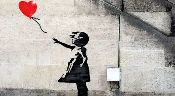 Un graffiti de Banksy, opera de artă preferată a britanicilor