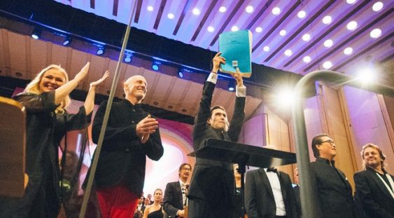 (Galerie Foto) Interpreții operei Oedipe, aplaudați la scenă deschisă, la finalul concertului de deschidere a Festivalului Enescu