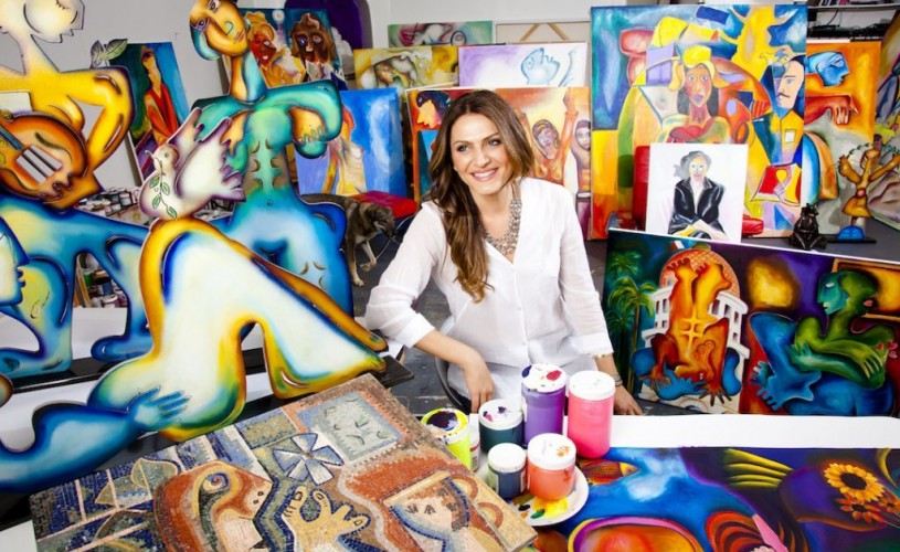 Alexandra Nechita expune în premieră la București