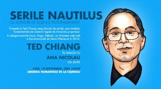 Scriitorul Ted Chiang în dialog cu Ana Nicolau