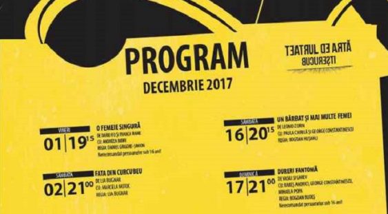 Decembrie aniversar, la TEATRUL DE ARTĂ BUCUREȘTI