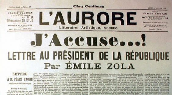 Manuscrisul scrisorii „J’accuse…!” a lui Emile Zola, publicat dupa 120 de ani