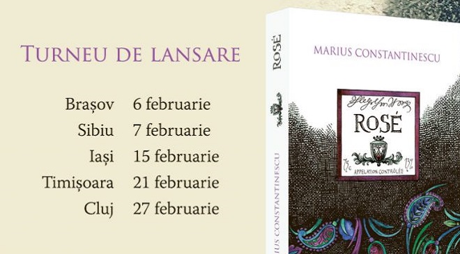 Jurnalistul Marius Constantinescu în turneu de lansare a cărții „Rose”