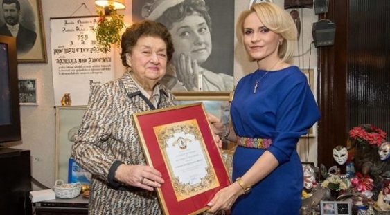 Actriţa Tamara Buciuceanu-Botez a primit titlul de Cetăţean de Onoare al Municipiului Bucureşti şi Cheia Oraşului