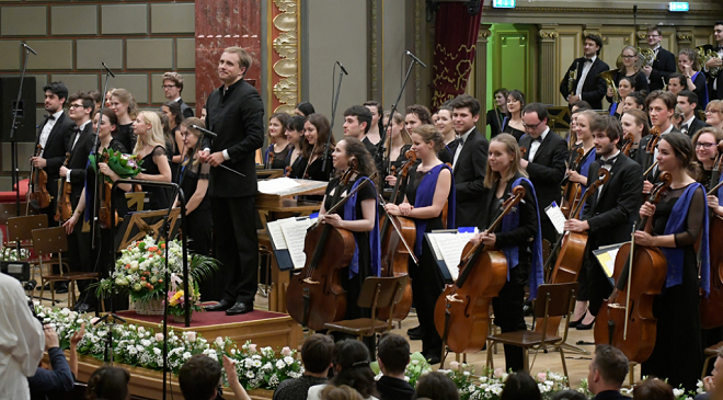 Ovații la concertul EUYO, organizat de ICR