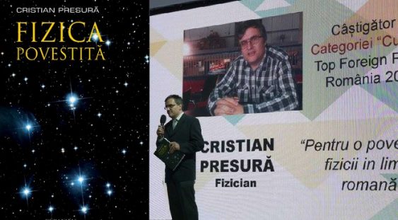 Fizicianul Cristian Presură va primi Medalia de Onoare a Societății de Științe Matematice din România