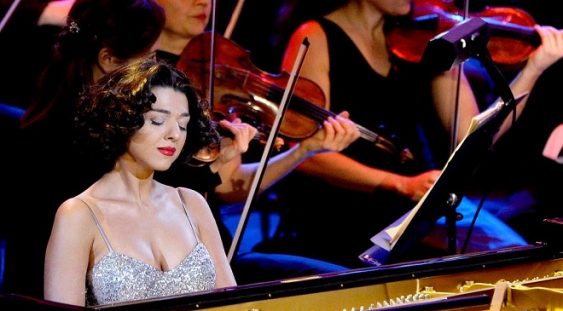 Khatia Buniatishvili și Horia Andreescu pe scena Ateneului Român