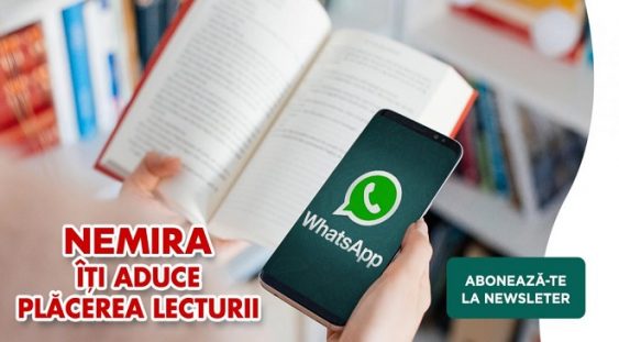 Editura Nemira lansează newsletter-ul Plăcerea lecturii pe WhatsApp