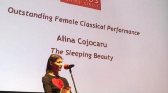 Balerina Alina Cojocaru, premiată în cadrul „National Dance Awards”