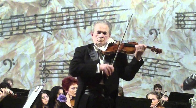 Dirijorul Christian Badea și violonistul Daniel Podlovschi, pentru prima oară împreună pe o scenă de concert