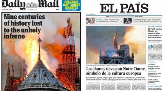 Incendiu la Notre-Dame. Primele vești bune: interiorul este mai puțin afectat