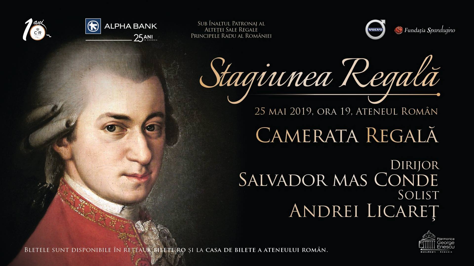 Stagiunea Regală – Camerata Regală – Concert 100% Mozart