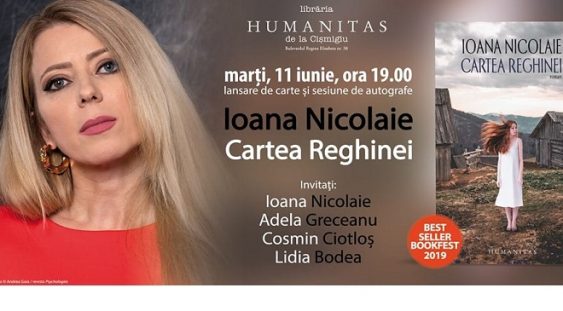 „Cartea Reghinei“ de Ioana Nicolaie, lansată astăzi