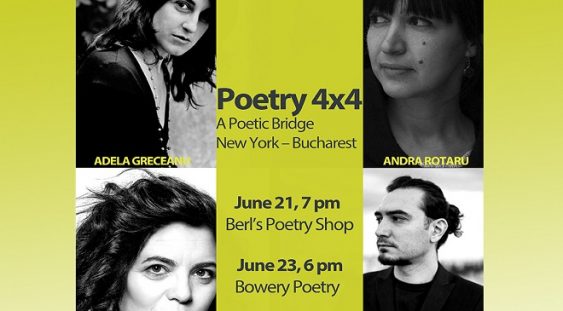 „Poezie 4X4” – Pod poetic New York-București