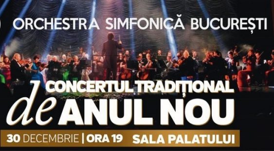 Orchestra Simfonică București susține Concertul Tradițional de Anul Nou pe 30 decembrie, la Sala Palatului