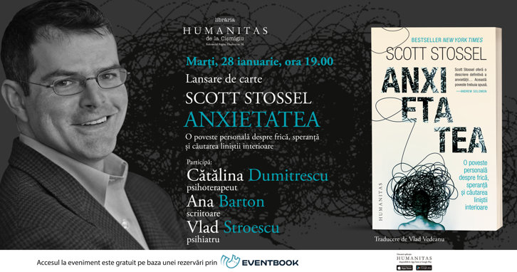 „Anxietatea” – în dezbatere la Librăria Humanitas