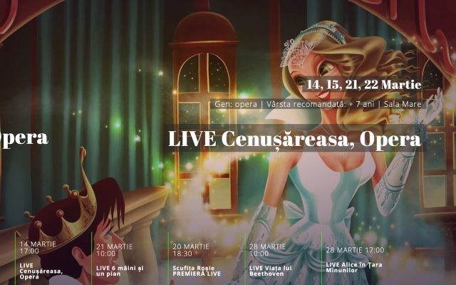 Opera Comică pentru Copii va transmite live online spectacolul Cenușăreasa
