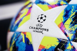  BANGKOK,THAILAND -SEPTEMBER 3: Close-Up on Adidas Uefa Champions League 2019 Match Ball on September 3,2019