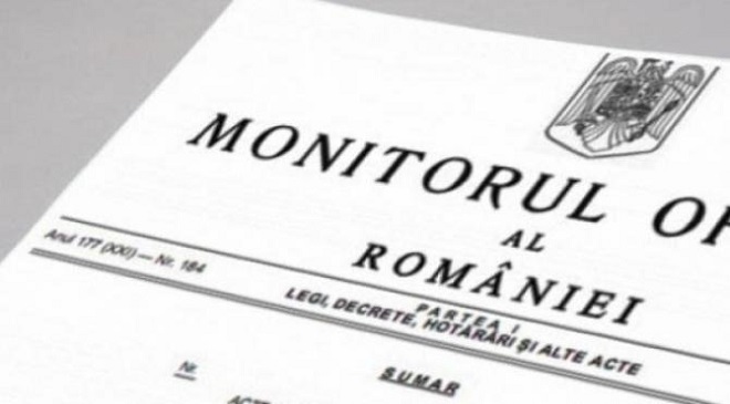Ordonanța de Urgență privind amânarea taxelor până pe 25 octombrie, în Monitorul oficial.