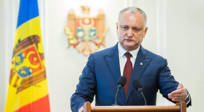 Igor Dodon anunță că va declanșa procedura de dizolvare a Parlamentului din Republica Moldova