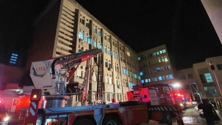 10 pacienți decedați, după un incendiu violent la secția ATI de la Spitalul Județean Piatra Neamț