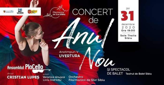 Sibiu: Concertul de Anul Nou al Filarmonicii aduce pe scenă şi balerini