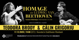  Beethoven, interpretat în cheie jazz de Teodora Enache Brody și Călin Grigoriu