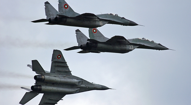 Un Mig-29 bulgăresc s-a prăbușit în Marea Neagră