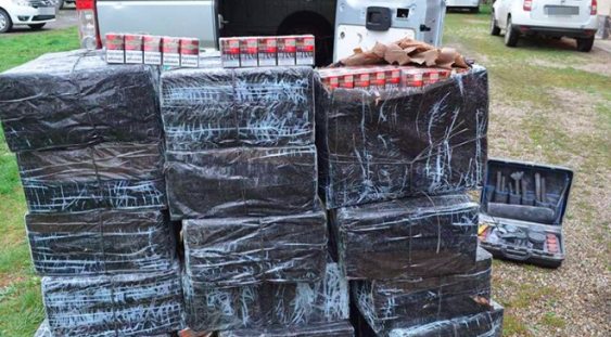 Captură uriașă de țigări de contrabandă la Frontiera Nădlac II