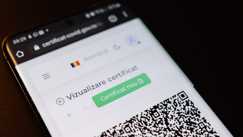 De vineri vor fi recunoscute la ieșirea din țară doar certificatele digitale COVID