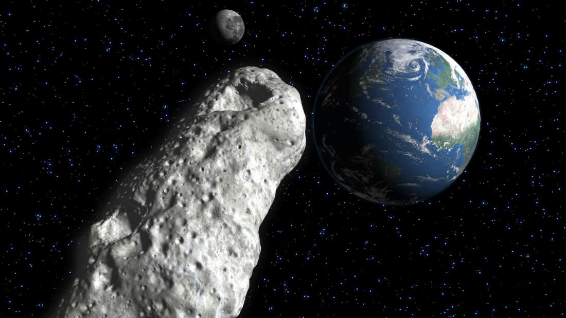 Un asteroit se va afla mâine în apropierea Pământului