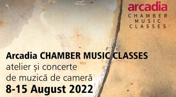 Arcadia CHAMBER MUSIC CLASSES se va încheia cu o primă audiție absolută