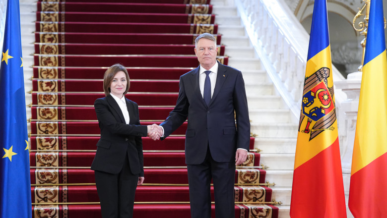 Maia Sandu, Președintele Republicii Moldova, în vizită la București
