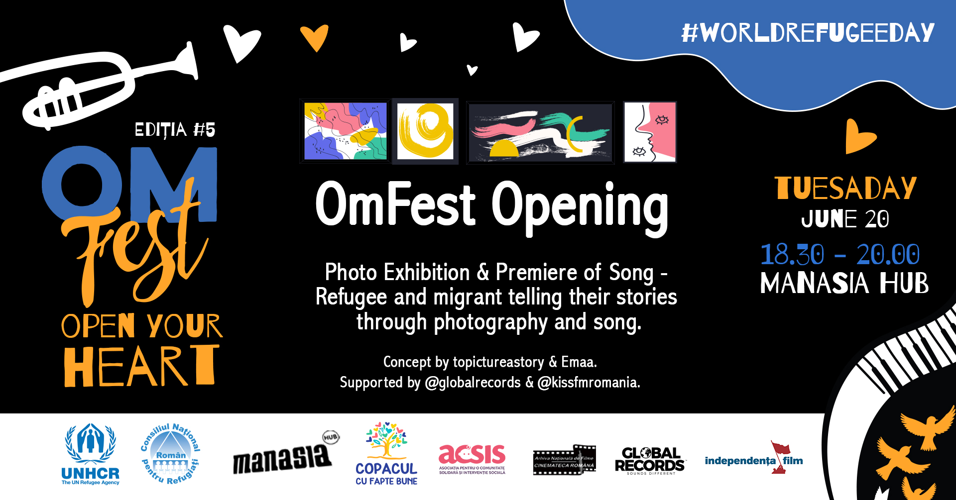 OmFest debutează marți la București