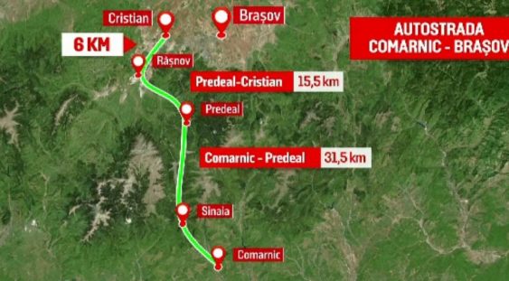 Licitația pentru primii 5 kilometri din autostrada București-Brașov aproape de lansare