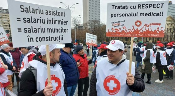 Federaţia ”Solidaritatea Sanitară” protestează joi în Bucureşti