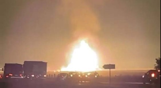 Incendiu devastator la o magistrală de gaz metan în Vrancea