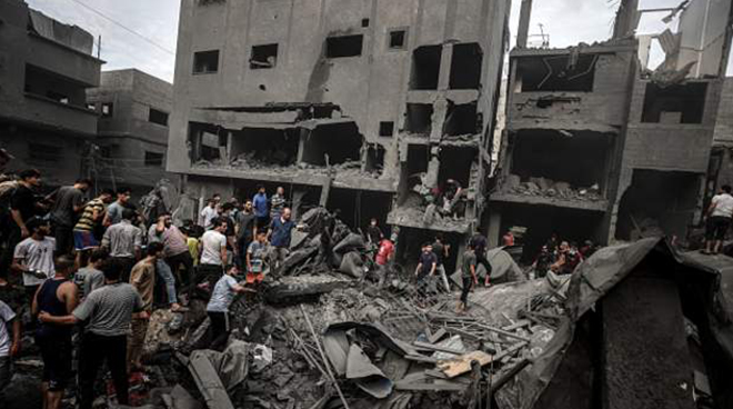 Haos total” în Gaza după cea mai intensă noapte de bombardamente israeliene