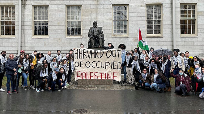 Asociații studențești de la Harvard acuză Israelul de „apartheid” și violențe împotriva palestinienilor
