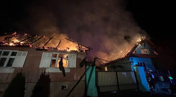 Tragedie în județul Sibiu: Incendiu devastator în localitatea Boița