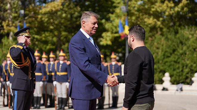 Iohannis și Zelenski, declarații de presă la Cotroceni