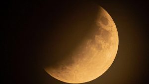  Partial lunar eclipse in Germany